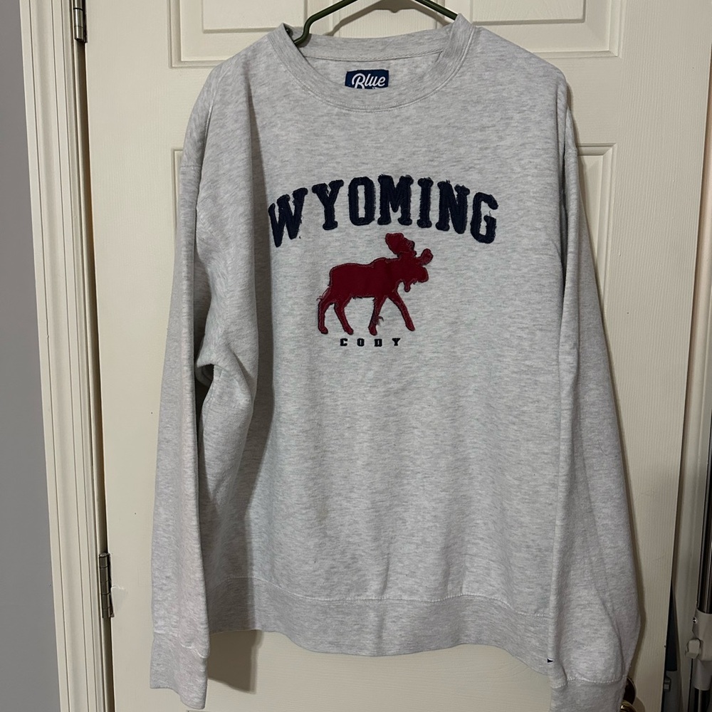 Wyoming souvenir sweatshirt, unisex XL. EUC